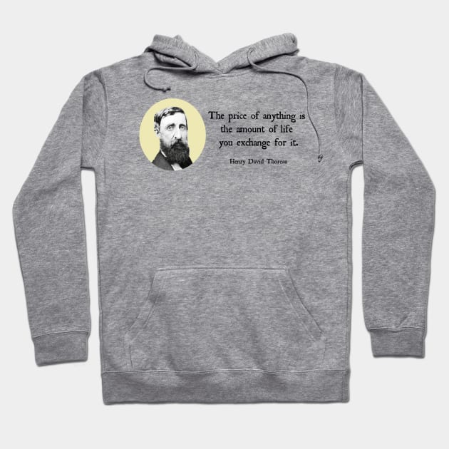 Thoreau Says Hoodie by B5Lab